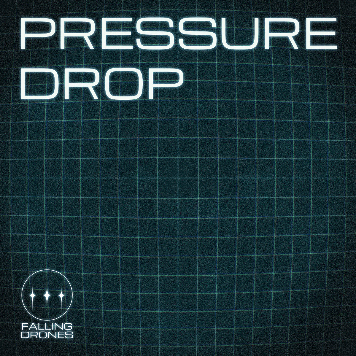 Falling Drones - Pressure Drop Album Cover without EKG Line